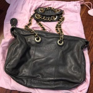 Juicy Couture cowhide leather chain bag